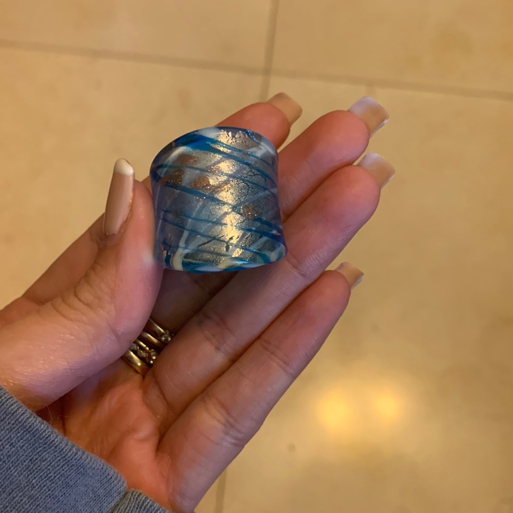 Blown glass ring